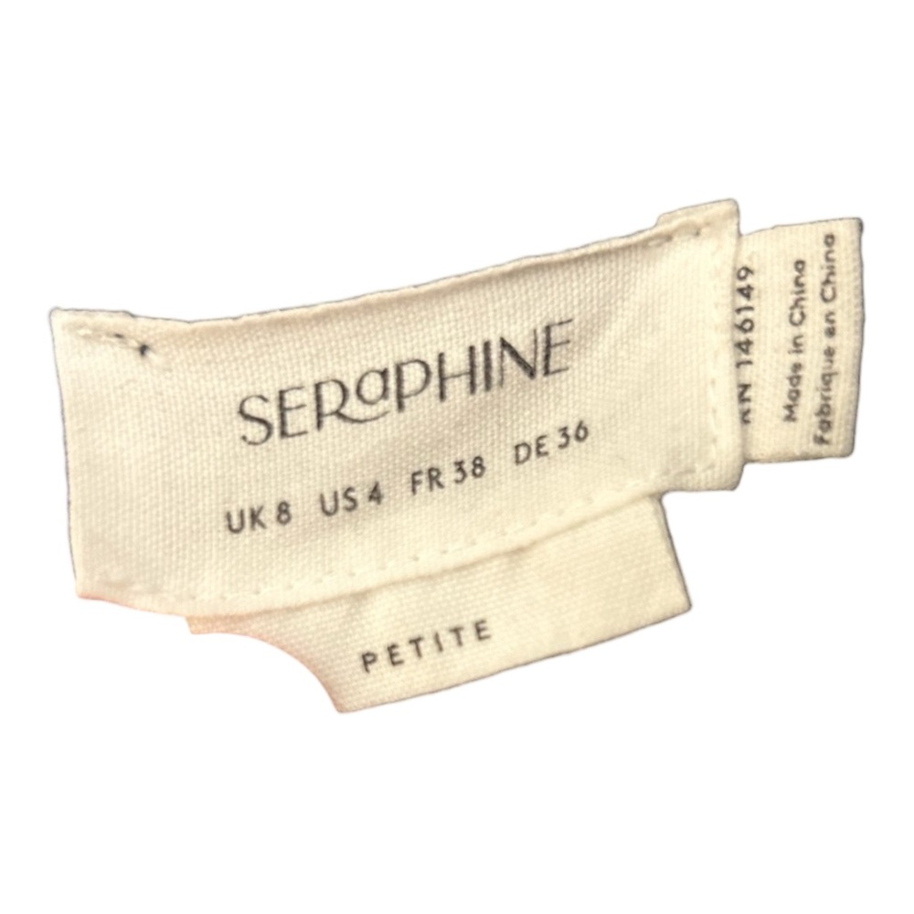 Seraphine‎ Black Turtleneck Long Sleeve Dress Maternity Petite US 4 Classic - Picture 4 of 4